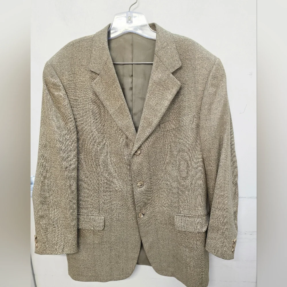 Vtg Ermenegildo Zegna Soft Men's Blazer Sports Jacket Size 44R EUC TO PRISTINE - Picture 1 of 16